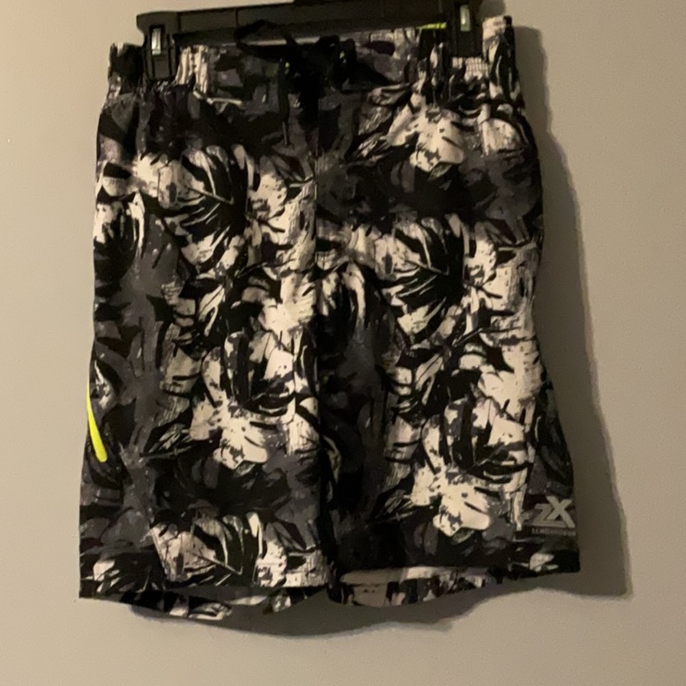 Black and White Athletic Shorts
